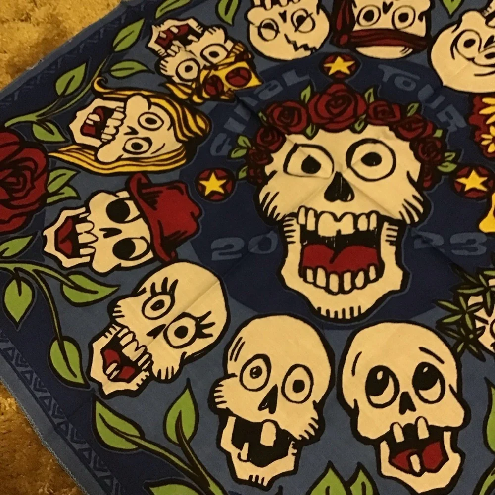 Dead n company final tour 2023 bandana